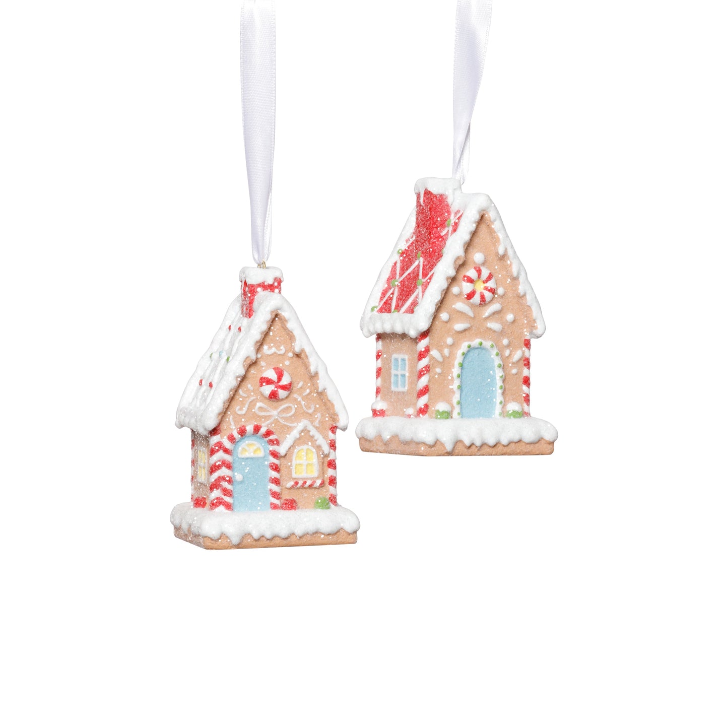 Gingerbread House Ornament - 2 Assorted Styles - Christmas Ornaments by Carlyle Avenue