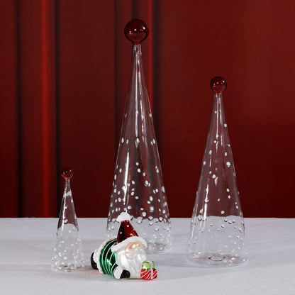 Glass Tree - White Dot Design