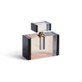Tonal Crystal Glass Perfume Bottle - Black & Amber - Decorative Accessories by Carlyle Avenue