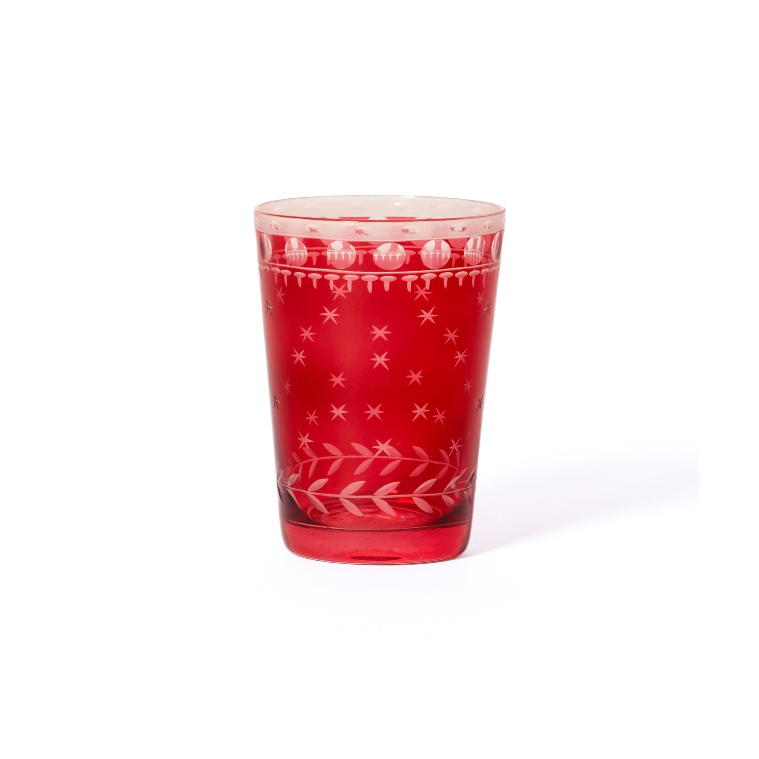 Hand Cut Glass Tealight Holder