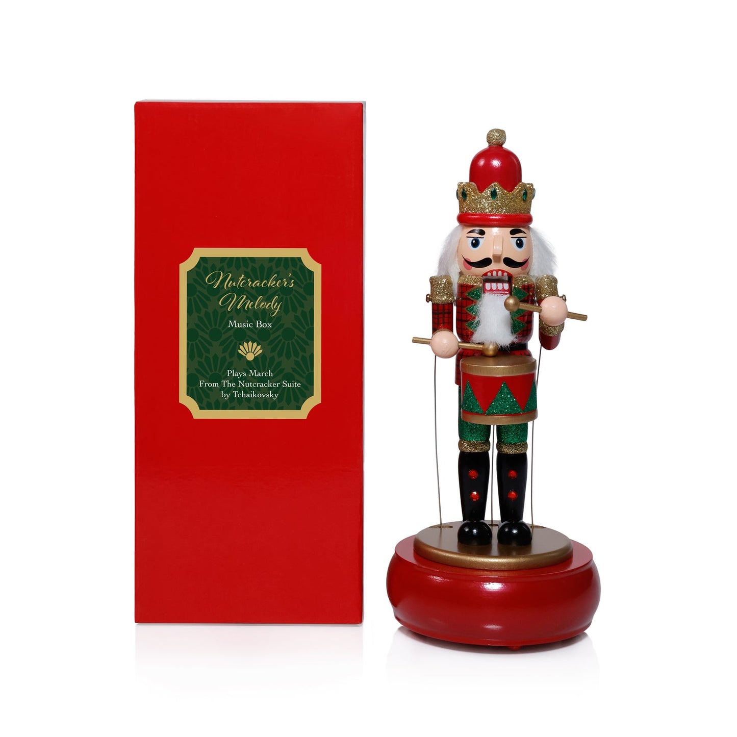 Nutcracker Melody Music Box in Gift Box - Set of 3 Assorted