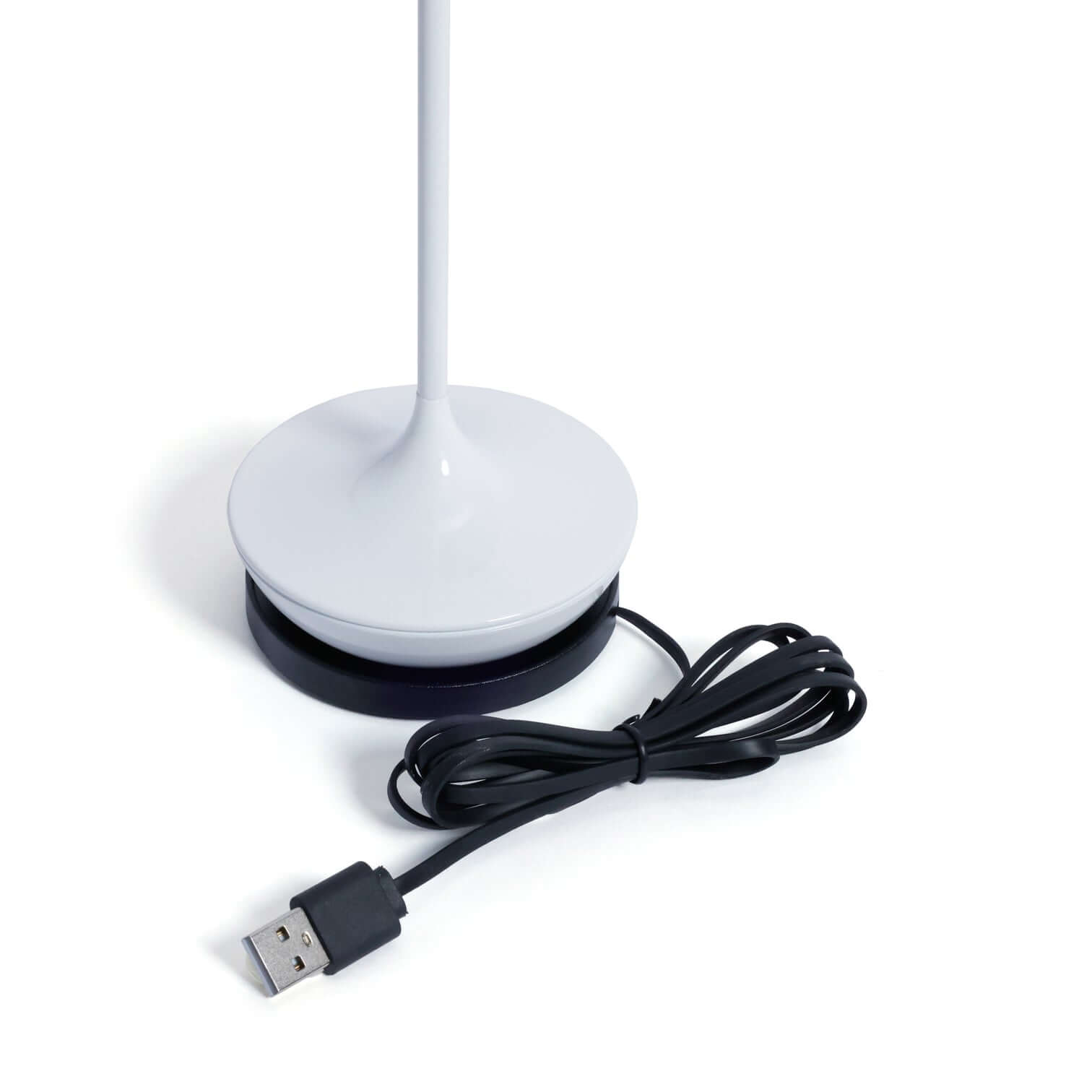 SLEEK Rechargeable Table Light - White with Gold - CARLYLE AVENUE