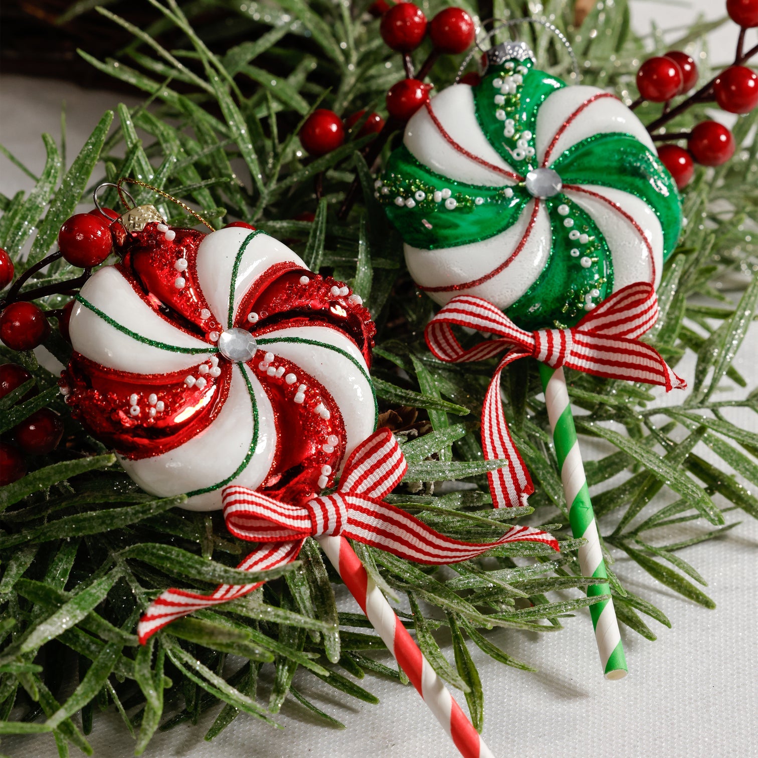 Glass Lollipop Ornaments - Thumbnail 3
