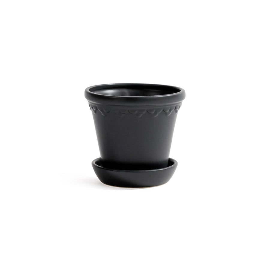 San Ysidro Flower Pot with Saucer - Planter by Carlyle Avenue