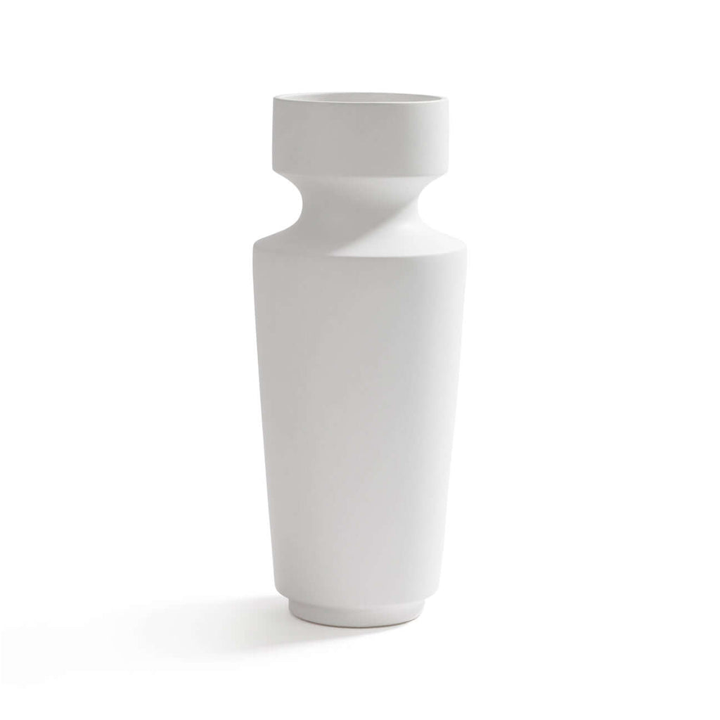Ojai White Ceramic Vase