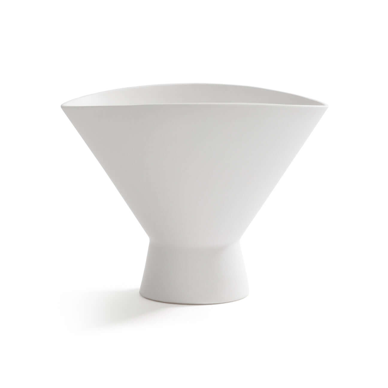 Isla Vista White Ceramic Vase / Bowl
