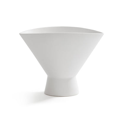 Isla Vista White Ceramic Vase / Bowl