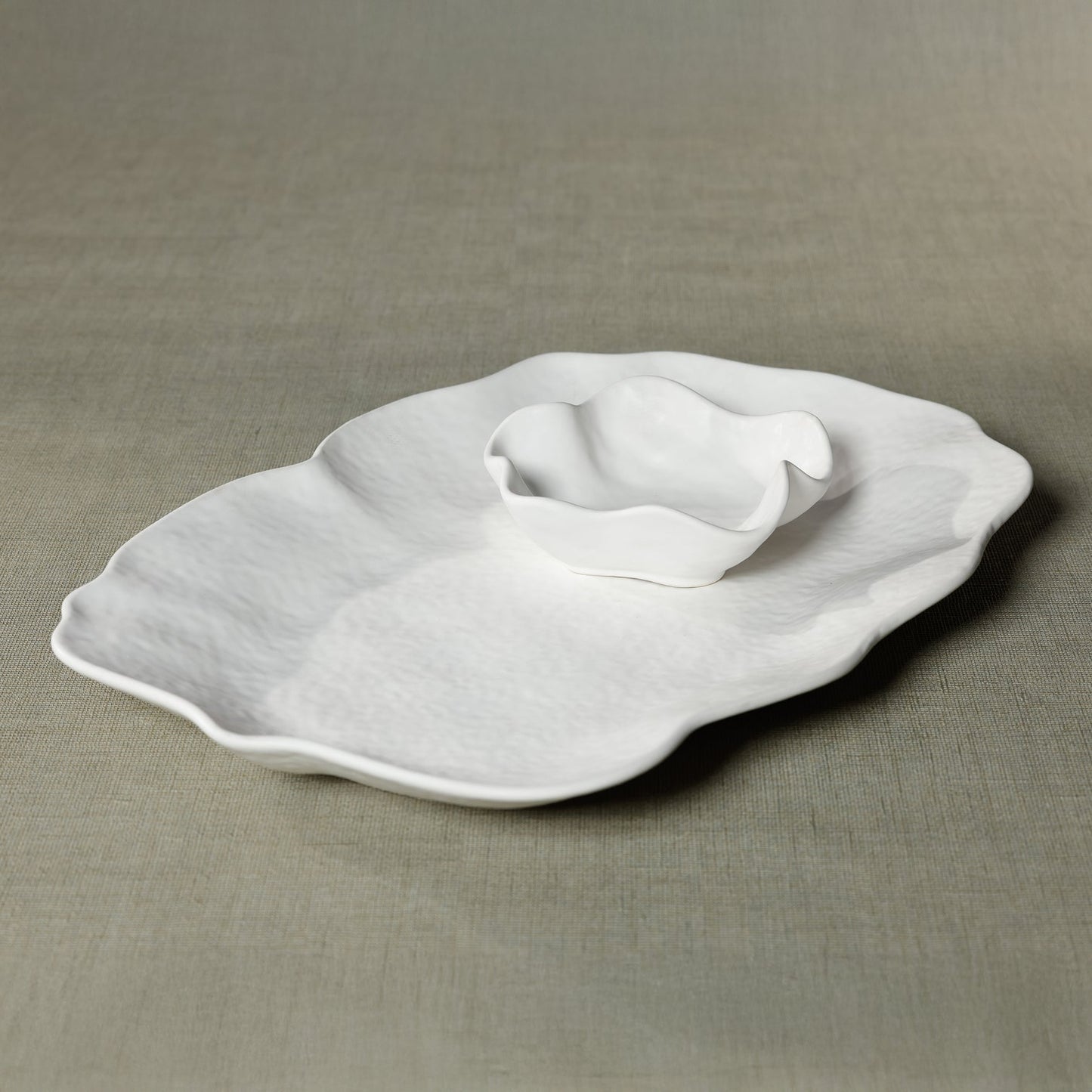 Alfresco Ceramic Rectangular Serving Platter