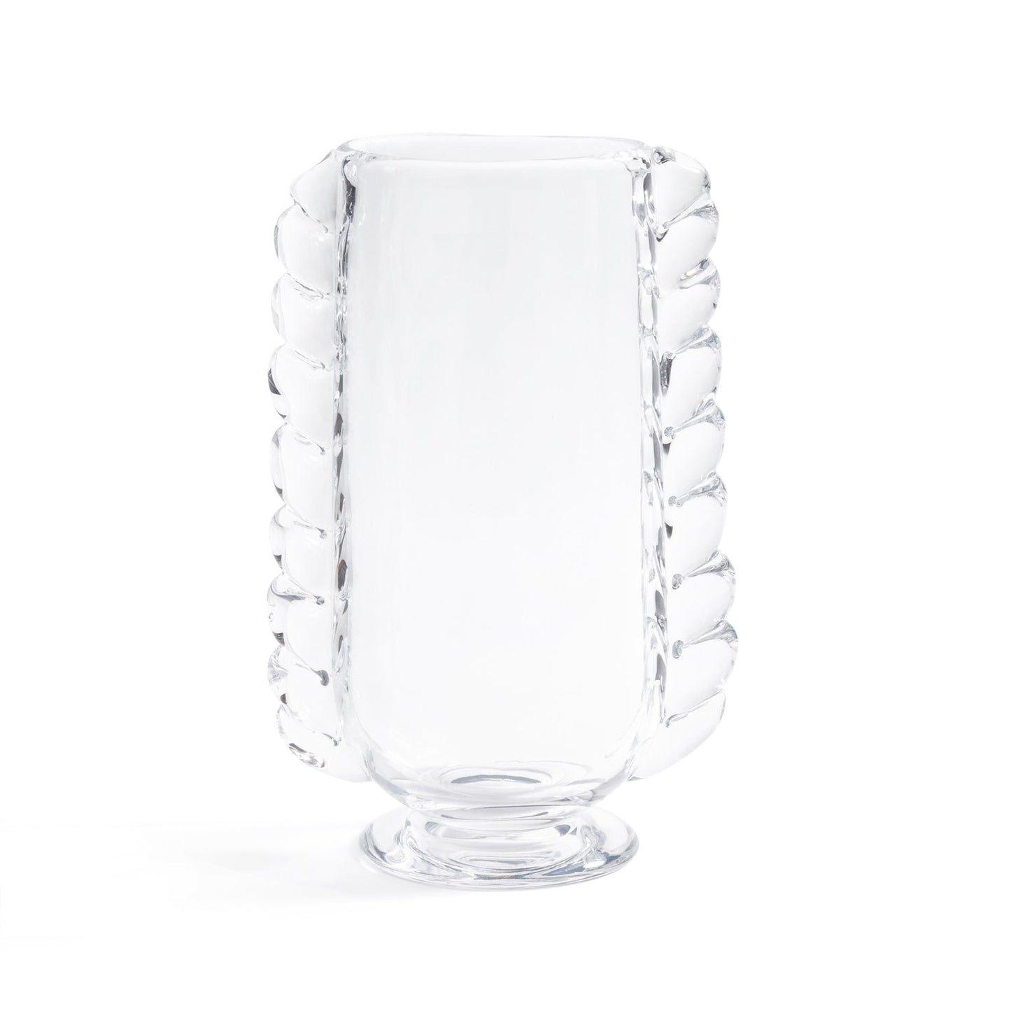 Vintage Braided Glass Vase - Clear - CARLYLE AVENUE