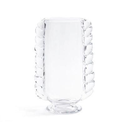 Vintage Braided Glass Vase - Clear - Vases by Carlyle Avenue