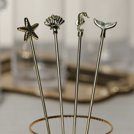Marine Life Drink Stirrer - Set of 4