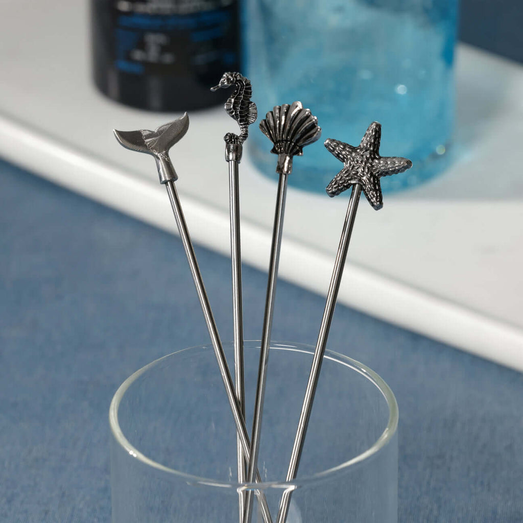 Marine Life Drink Stirrer - Set of 4