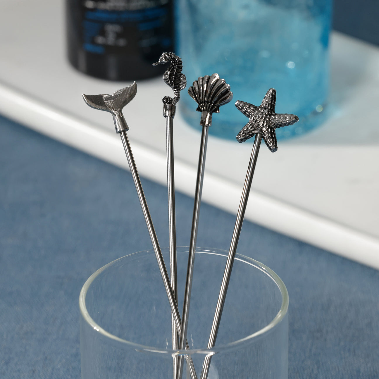 Marine Life Drink Stirrer - Set of 4