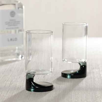 Napoli Shooter Glass with Smoke Base - Set of 6