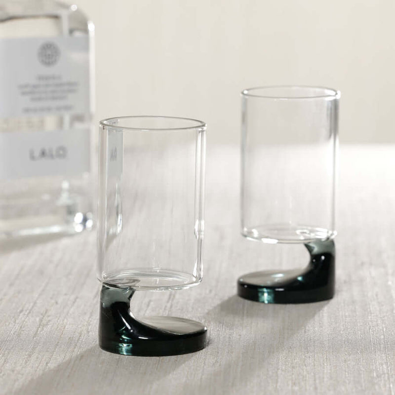 Napoli Shooter Glass with Smoke Base - Set of 6