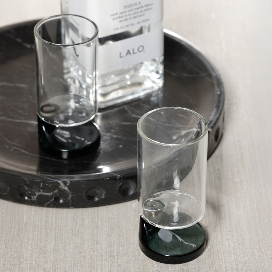 Napoli Shooter Glass with Smoke Base - Set of 6