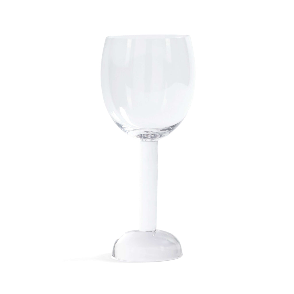Madrid Glassware Collection red wine glass with unique sphere base and slender stem, set of 4.