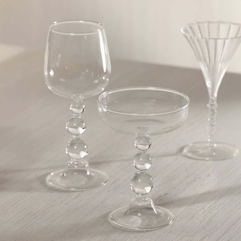 Bubble Glassware Collection - Set of 4