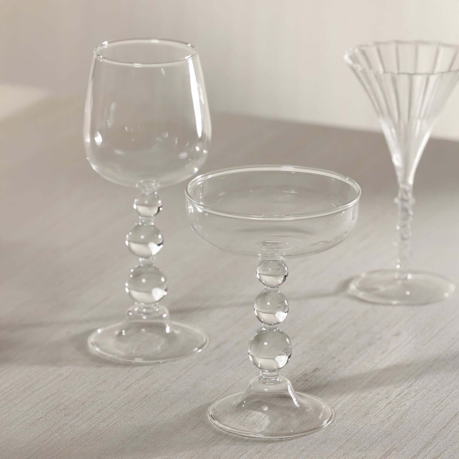 Bubble Glassware Collection - Set of 4