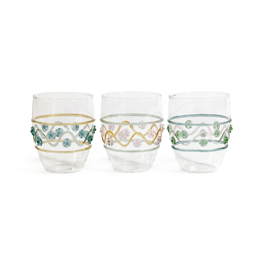Festa Vetro Glass Tumblers Assorted
