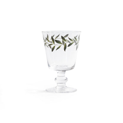 Whispering Leaves Stemmed Glass - Set of 6