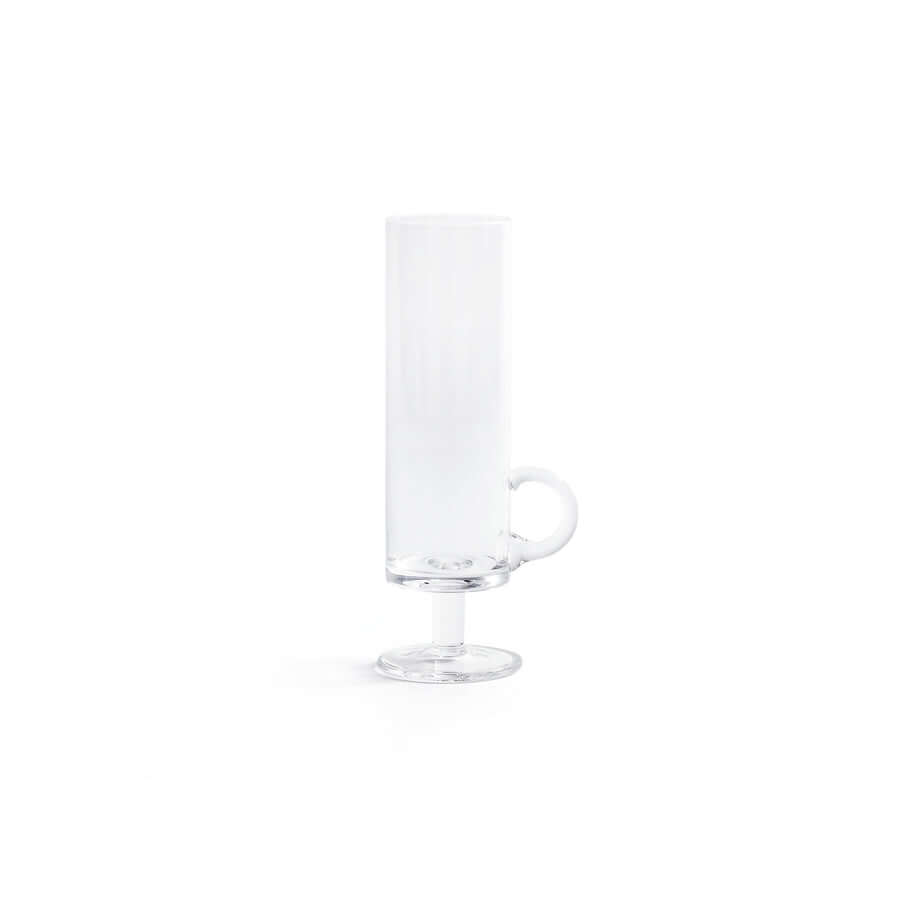 Café Royale Irish coffee glass, detail view