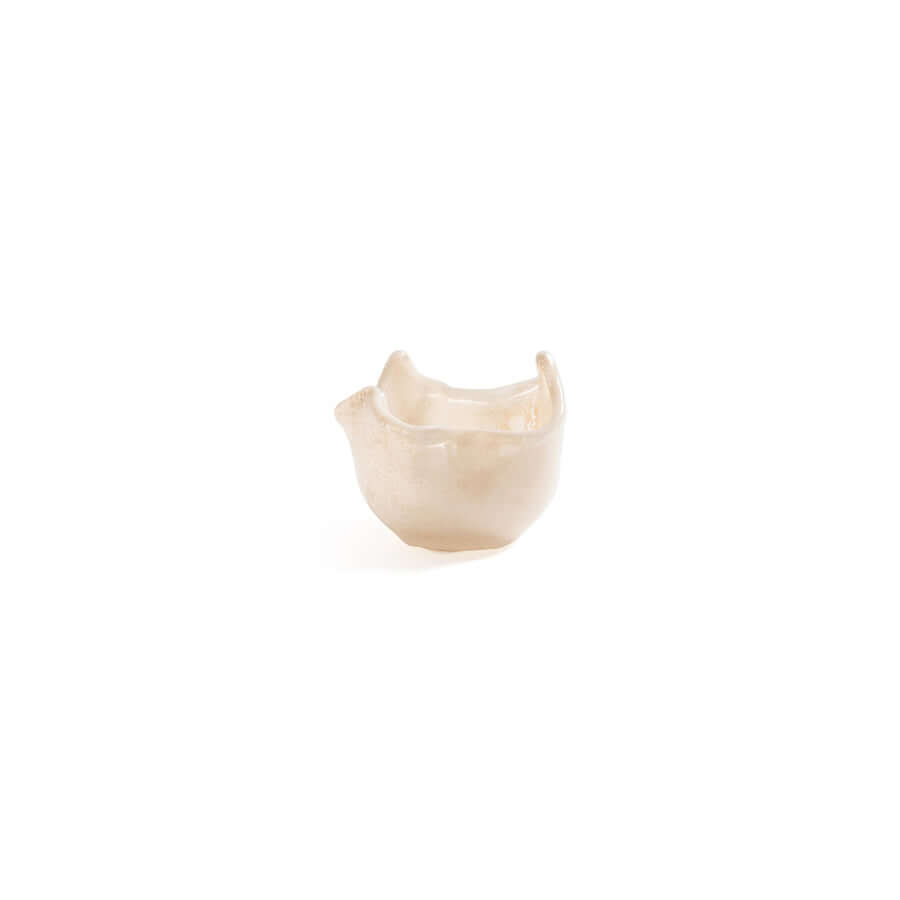 Wavy Bowl Glass Tealight Holder - Set of 2