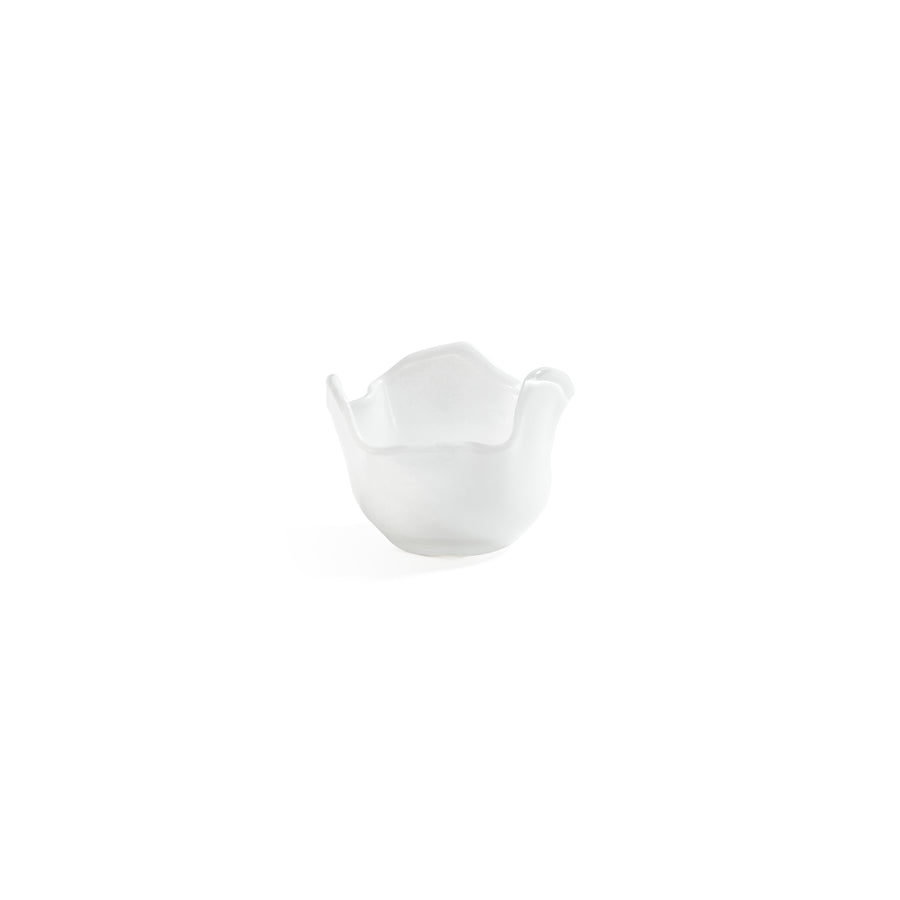 Wavy Bowl Glass Tealight Holder