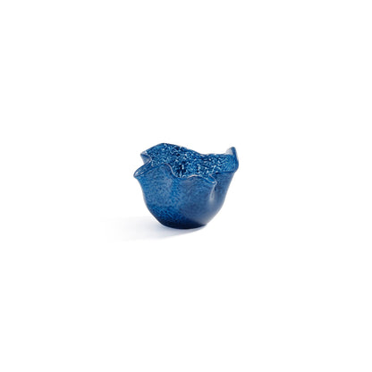 Wavy Bowl Glass Tealight Holder