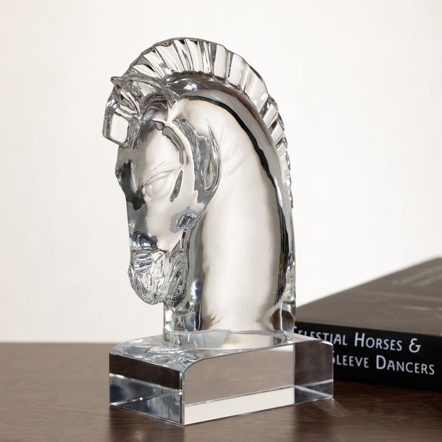 Heritage Crystal Horse Head