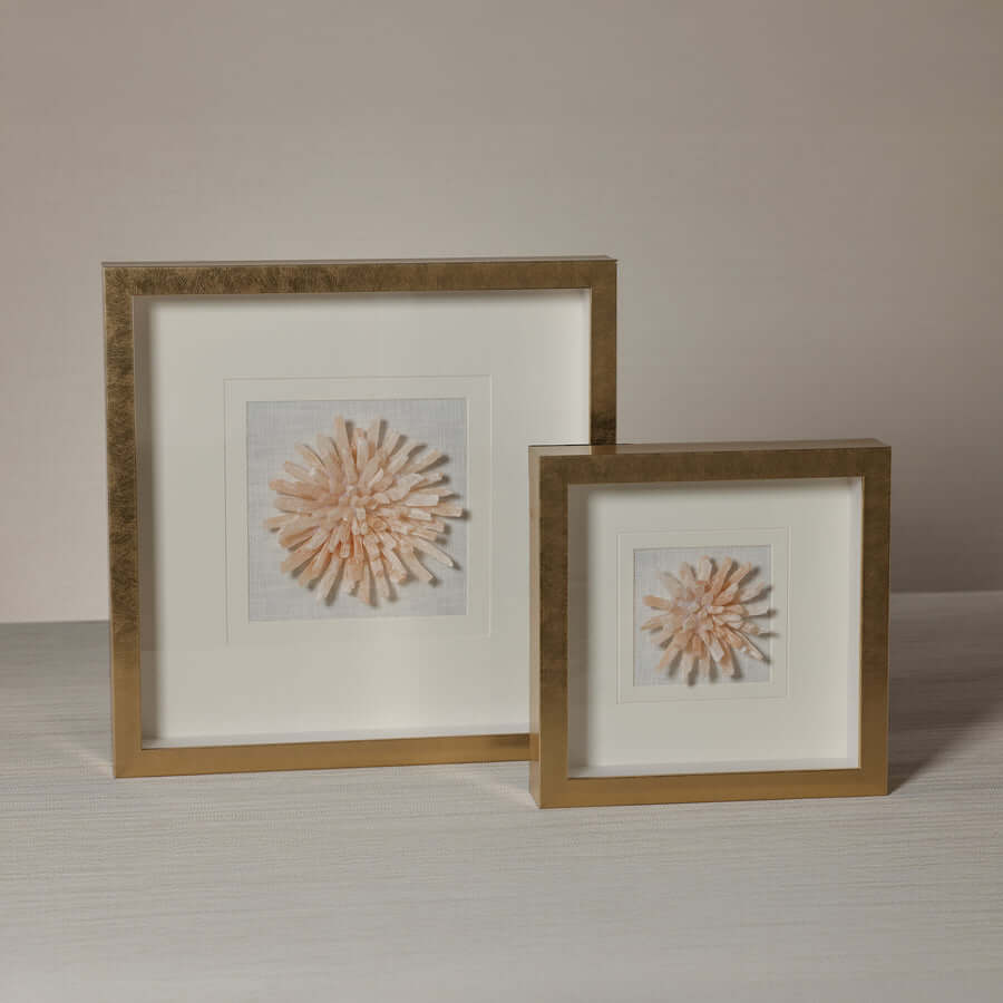 Framed Golden Selenite Stone