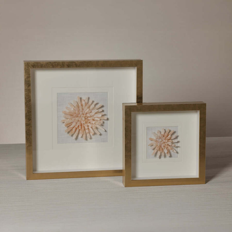 Framed Golden Selenite Stone