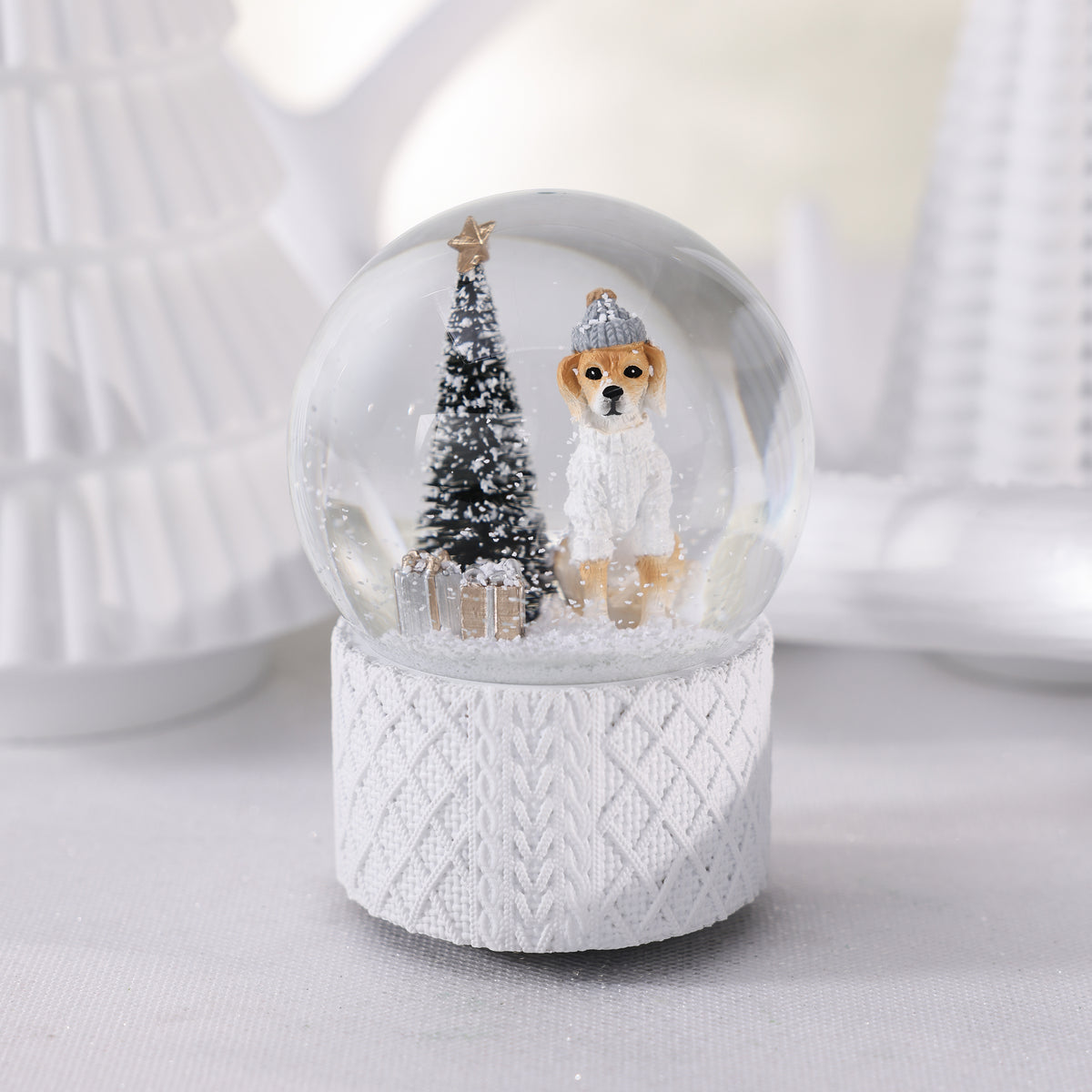 Mountain Dog Snow Globe, Sweater