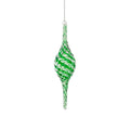 Green Glass Finial Ornament