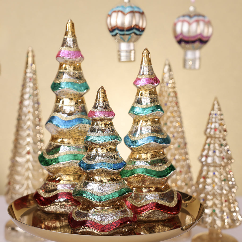 SparklePop Glass Tree - 3 Assorted Sizes