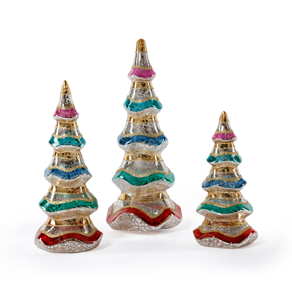 SparklePop Glass Tree - 3 Assorted Sizes