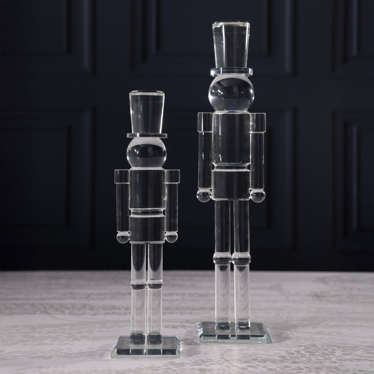 Glass Décor Nutcracker
