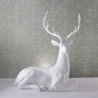 Nordic White Bedded Deer - 55 in