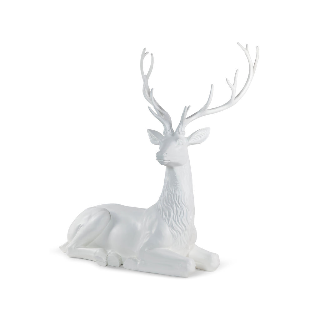Nordic White Bedded Deer - 55 in