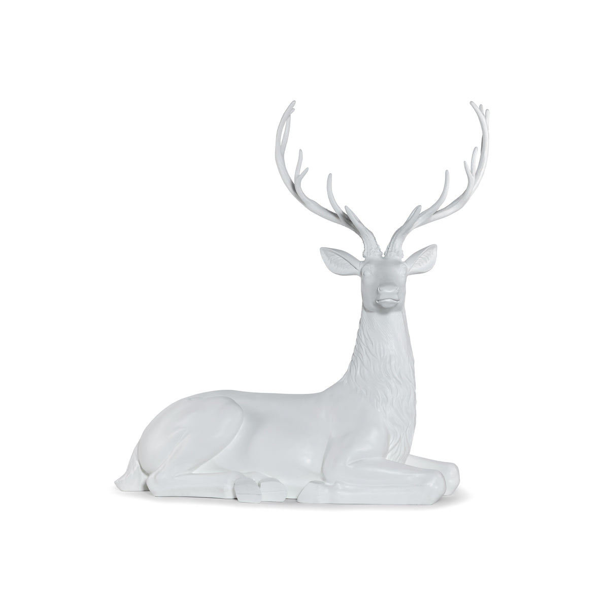 Nordic White Bedded Deer - 55 in