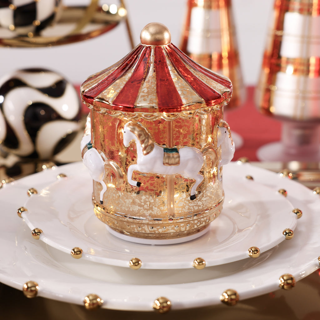 Sparkle Spin LED Carousel