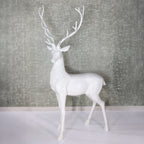 Nordic White Standing Deer