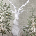 Nordic White Standing Deer