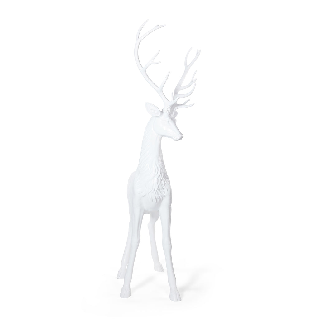 Nordic White Standing Deer