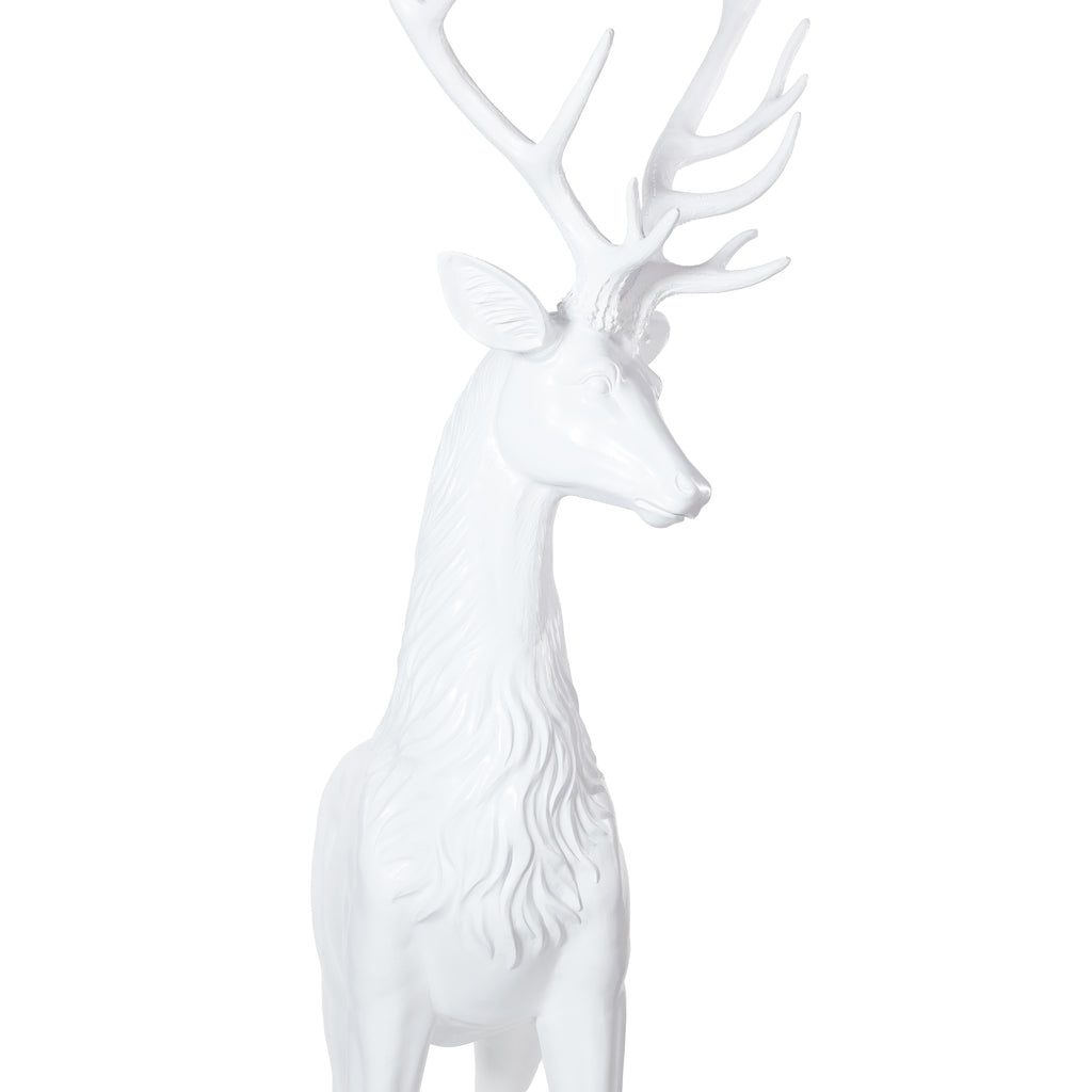 Nordic White Standing Deer