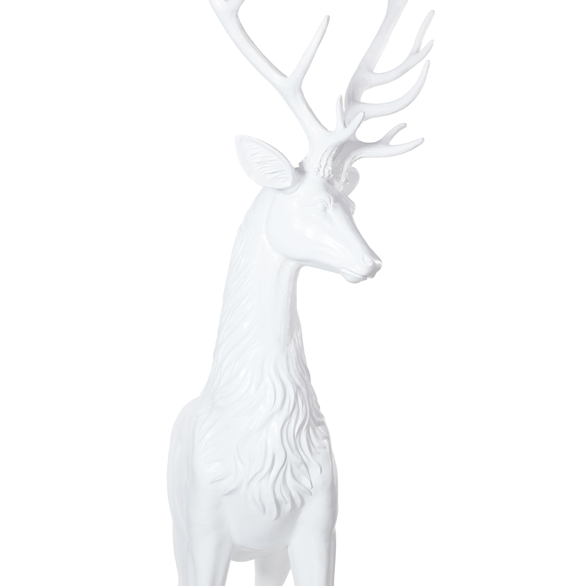 Nordic White Standing Deer