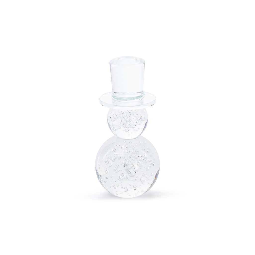 Icy Cold Crystal Glass Snowman