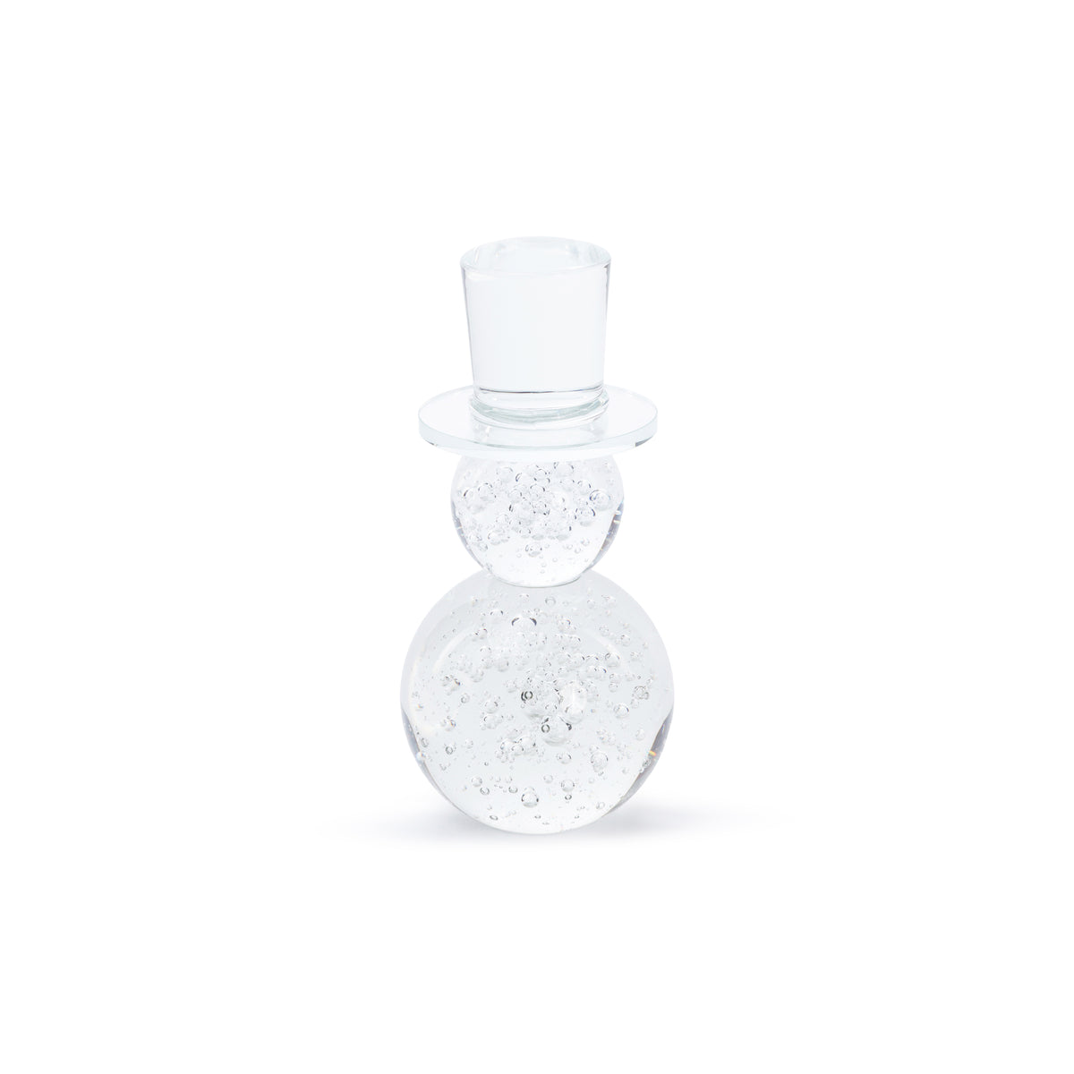 Icy Cold Crystal Glass Snowman