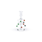 Holiday Tree Glass Taper Candle Holder