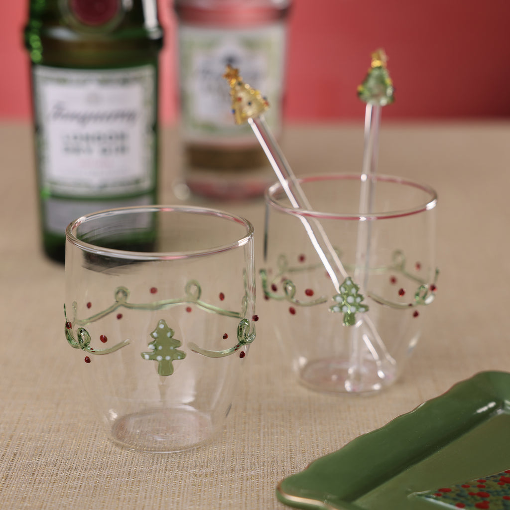 Holiday Spruce All-Purpose Glass Tumbler